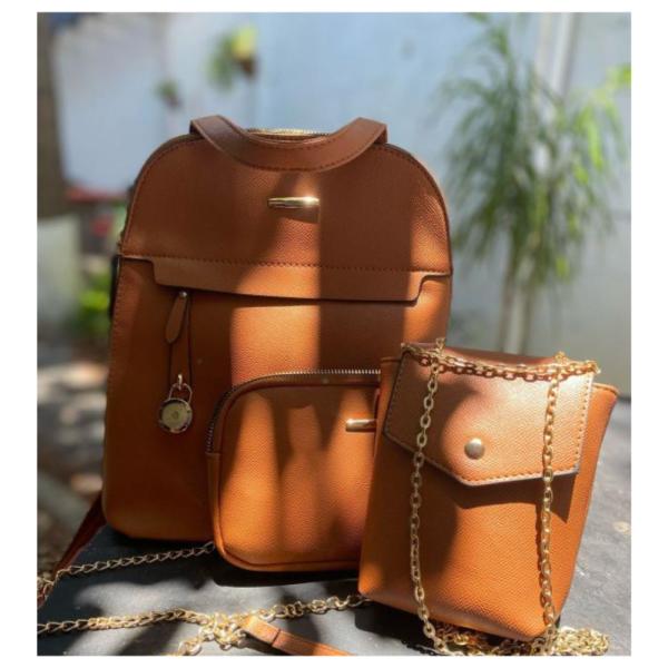 Mochila Espalda 3 En 1 22310 Cafe