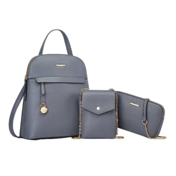 Mochila Espalda 3 En 1 22310 Gris