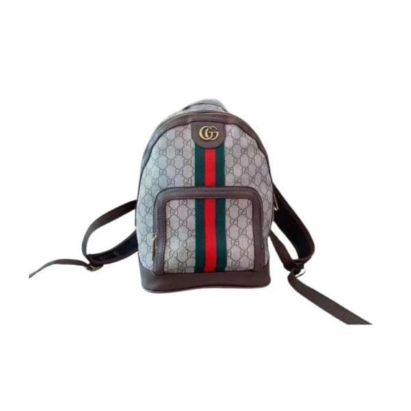 Mochila Espalda Gucci Modelo  Cafe Estampado