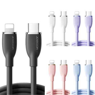 CABLE USB TIPO C A LIGHTNING SA29-CL3 JOYROOM ROSADO
