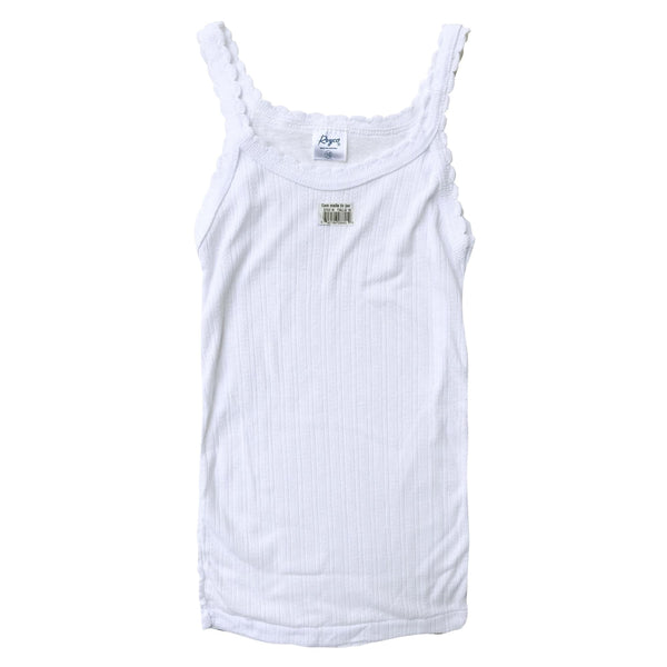 Camiseta Reyco Color Blanco De Tirantes, Para Niña - Talla 10