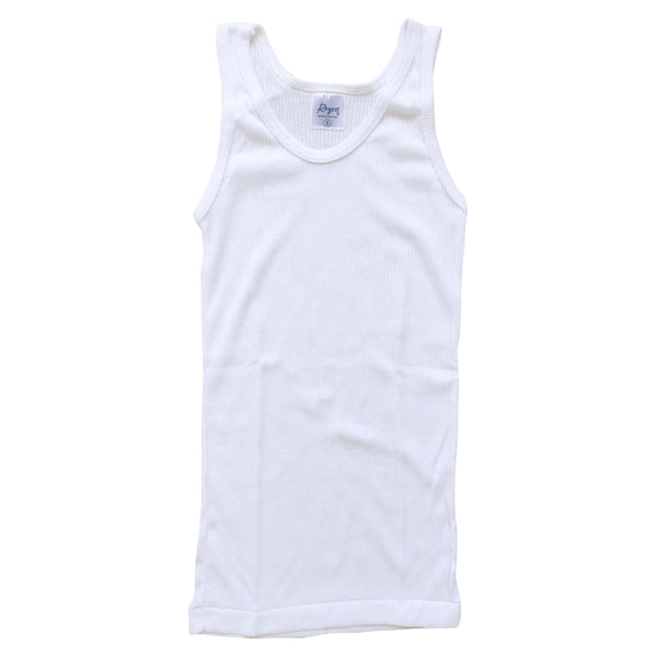 Camiseta Rib Reyco Para Niño De Tirantes, Color Blanco - Talla 6