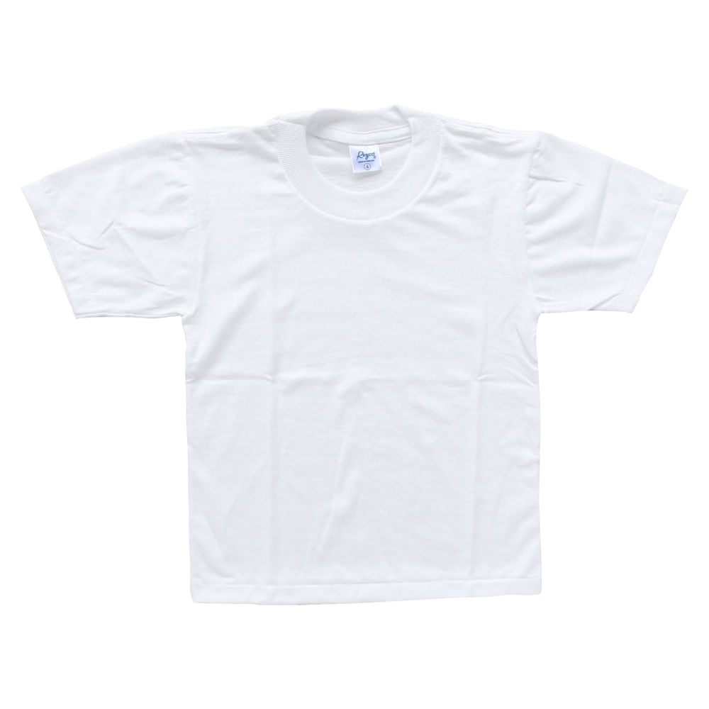 Tshirt Reyco Niño Cuello Redondo, Color Blanca - Talla 4