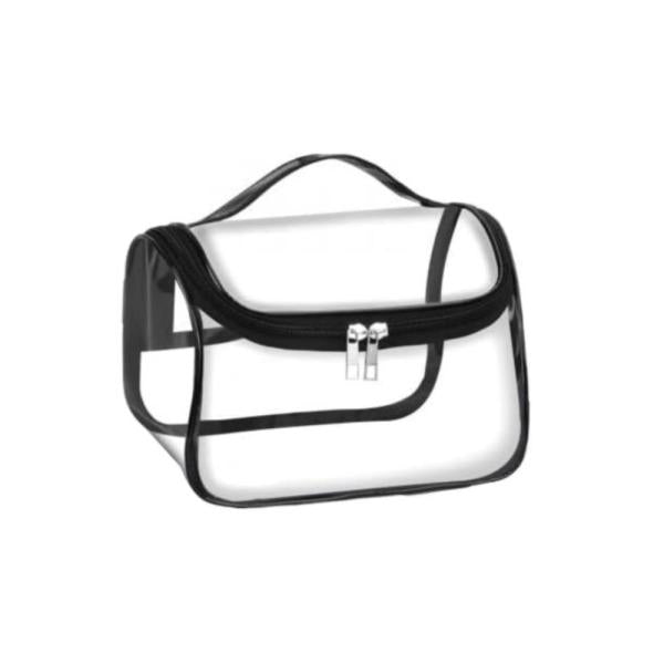 Neceser Diseño Transparente Negro