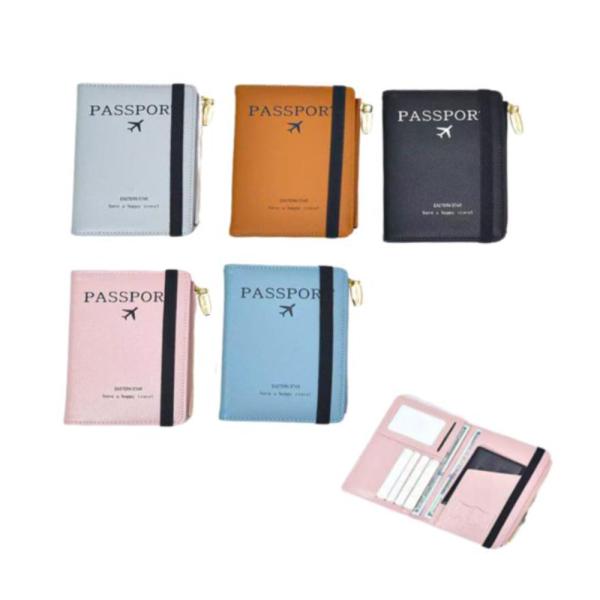 Porta Pasaporte  Modelo C362-1 Gris