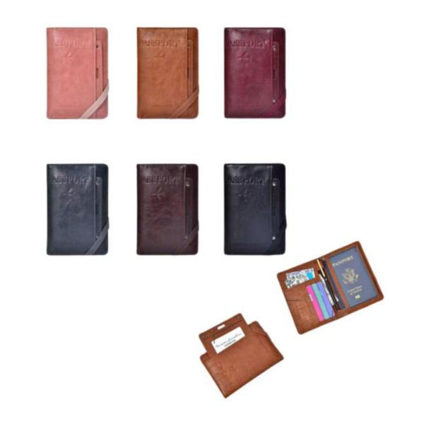 Porta Pasaporte  Modelo C566-001 Rojo