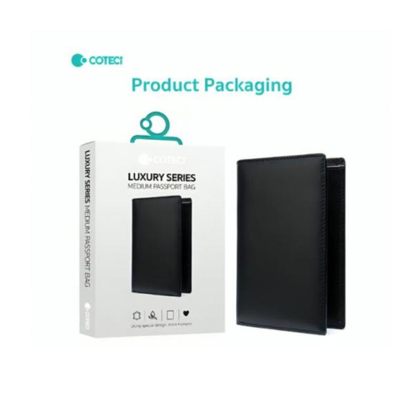 Porta Pasaporte Modelo 14055 Coteci Negro