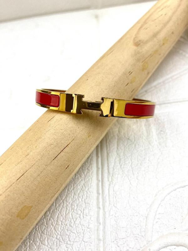 Pulsera DE Acero Rigida Gruesa Dorado