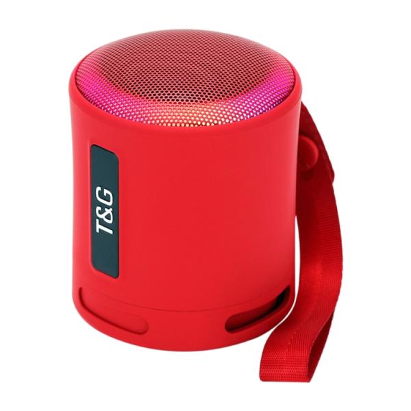 PARLANTE BLUETOOTH TG-373 T&G NEGRA ROJA