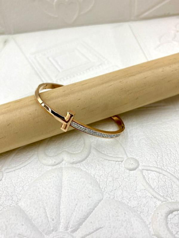 Pulsera DE Acero Dorada Dior Diseño CD