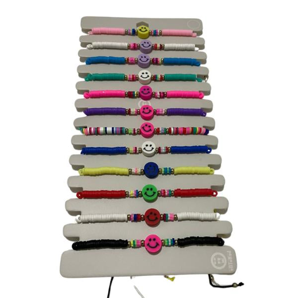 Pulsera De Hilo Diseño Carita Feliz Modelo Hn1205