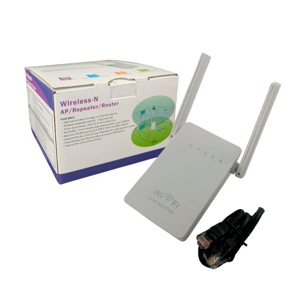 Repetidor De Señal Wifi 300 Mbps Lv-Wr02Es Pix-Link Color Blanco