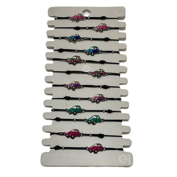 Pulsera De Hilo Diseño Carrito Modelo Hn1587
