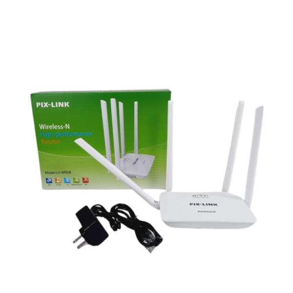 Router Wifi 300 Mbps Pix-Link Lv-Wr08 Color Blanco