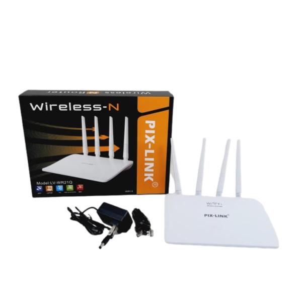 Router  Wifi 300 Mbps Pix-Link Lv-Wr21Q Color Blanco