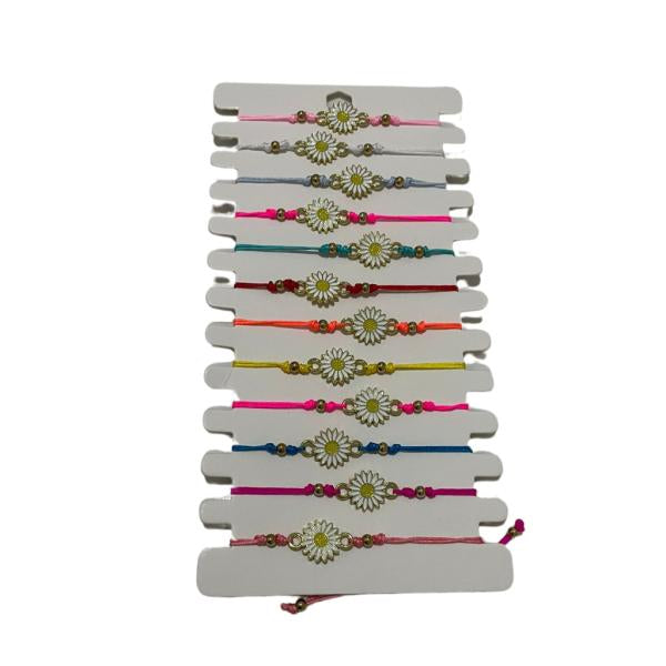 Pulsera De Hilo Diseño Margarita Modelo Hn0179