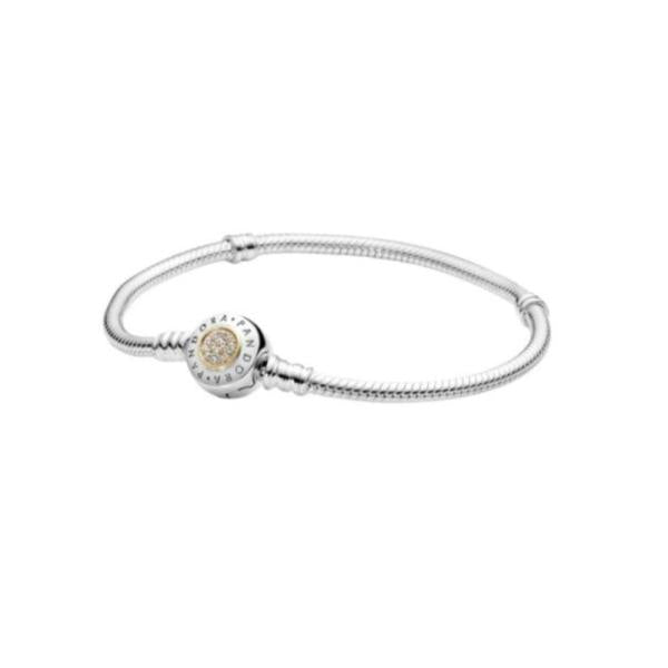 Pulsera Logotipo Dos Tonos  Pandora