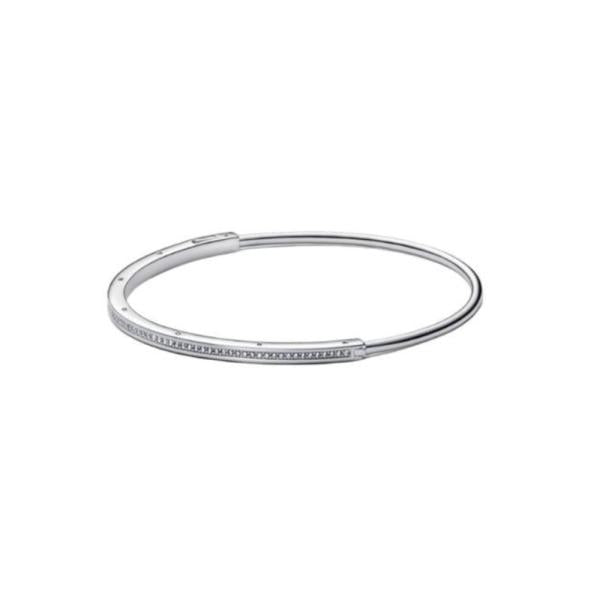 Pulsera Rigida I-D Signature Pave Pandora B01