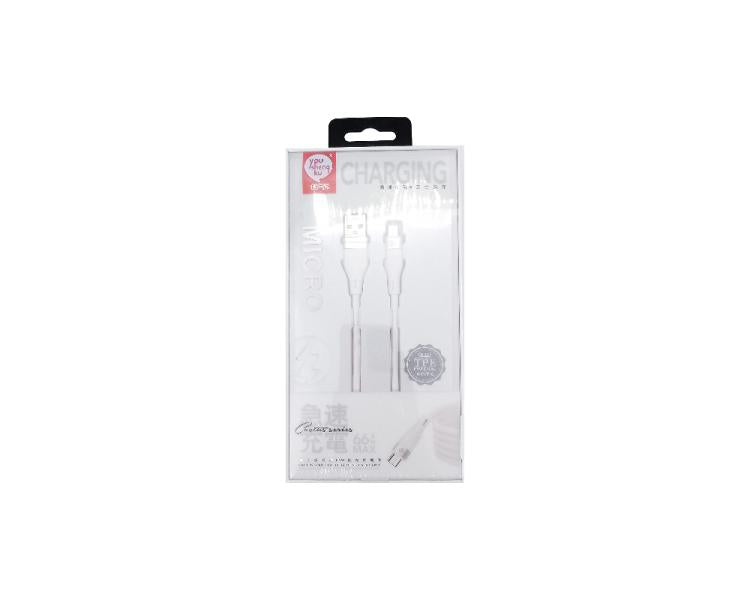 CABLE USB MICRO B K-30 YOUSHENGKU BLANCO