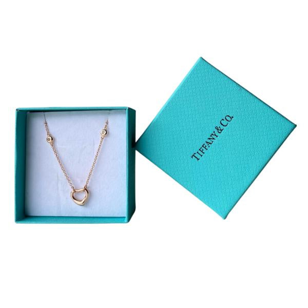 Pulsera Tiffany & Co Diseño  Corazon Oro Rosa