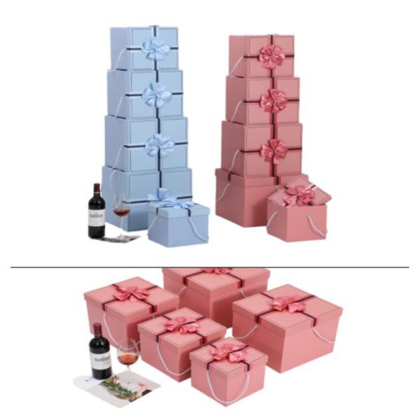 Set De Caja De Regalo Modelo 8502-19 Celeste
