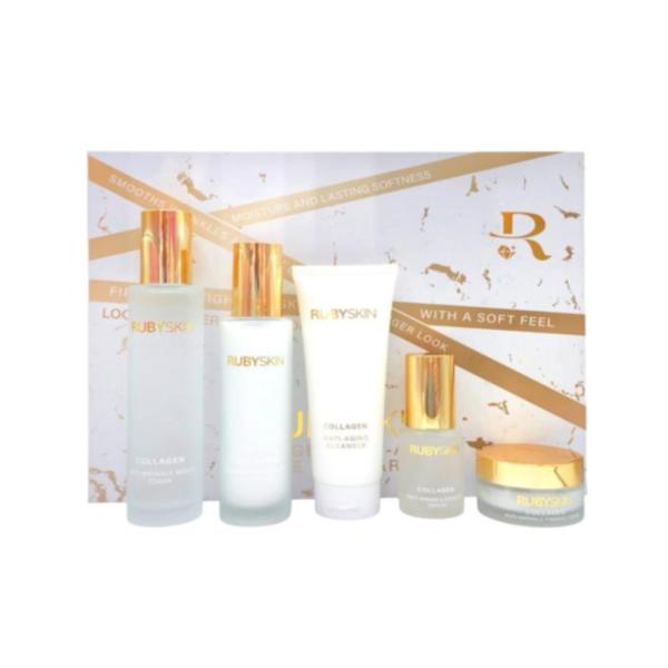 Set De Cuidado Facial Reafirmante Antiedad Con Colageno