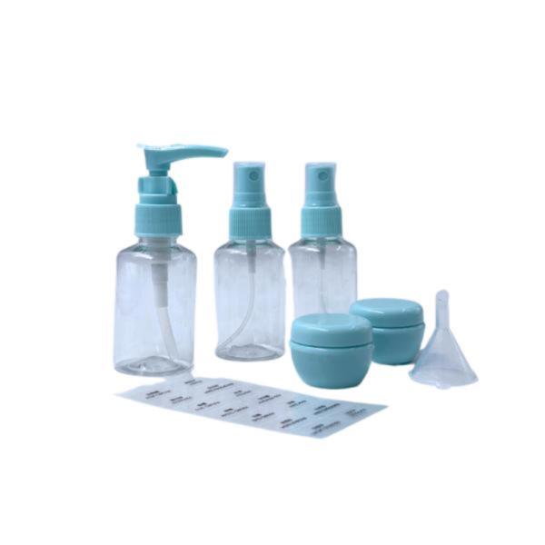 Set Recipientes Para Viaje Modelo Sl-28714-1 Celeste