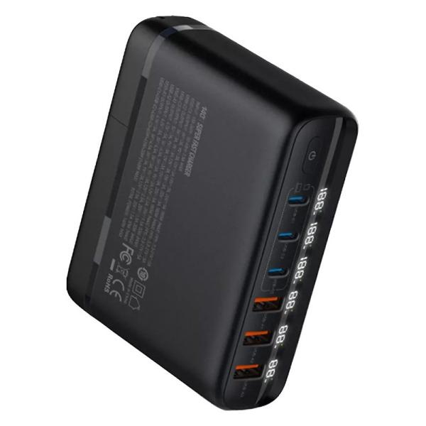 CARGADOR UNIVERSAL A6140C US+EU+UK LDNIO NEGRO