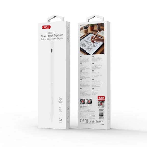 LAPIZ OPTICO CAPACITIVO ACTIVO UNIVERSAL MODELO ST-11 XO BLANCO