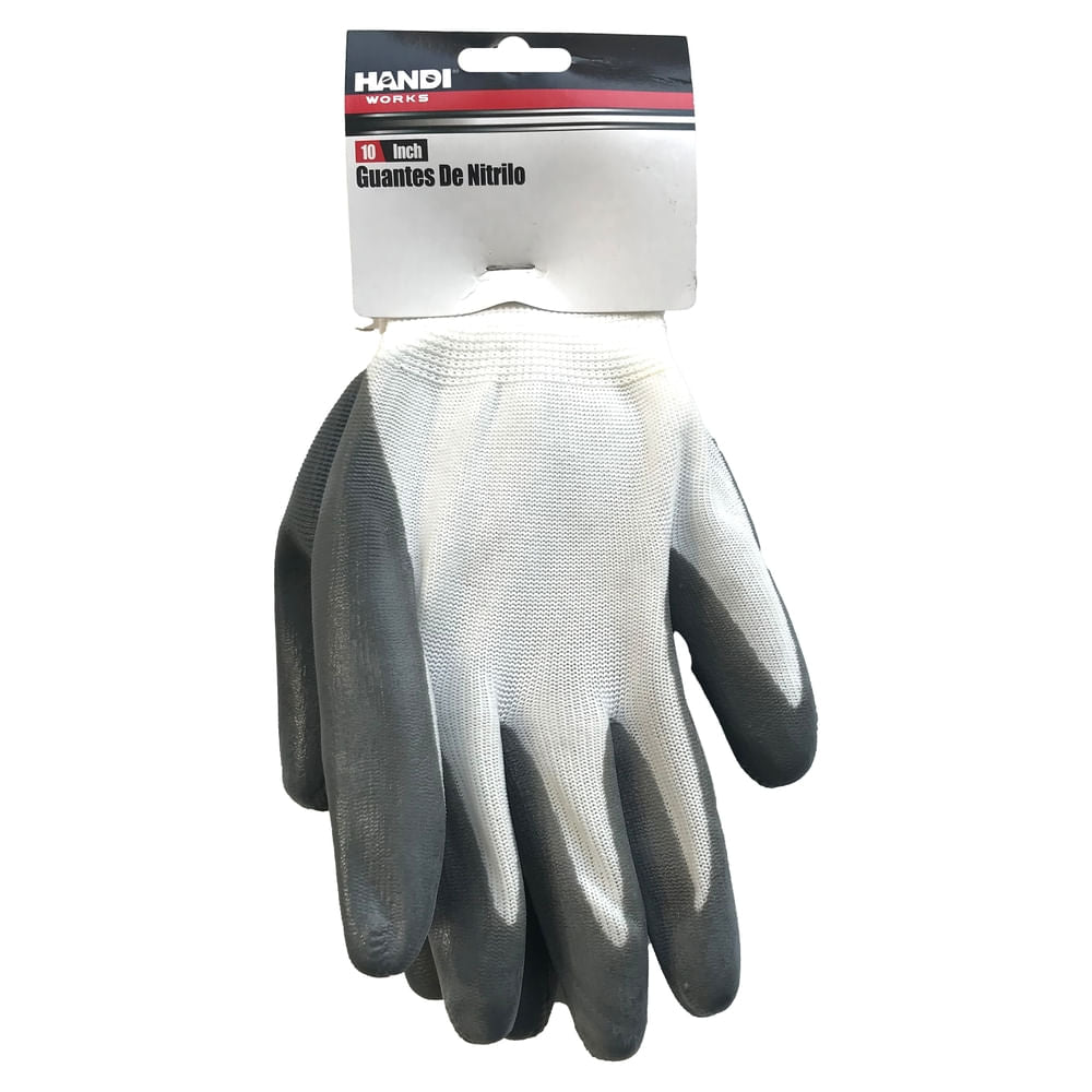 Guantes De Trabajo De Nitrilo De 10plg