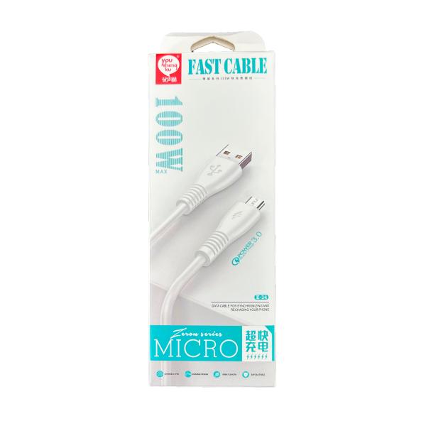 Cable Usb Micro B K-34 Youshengku Blanco
