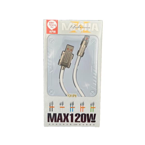 CABLE USB LIGHTNING K-36 YOUSHENGKU BLANCO