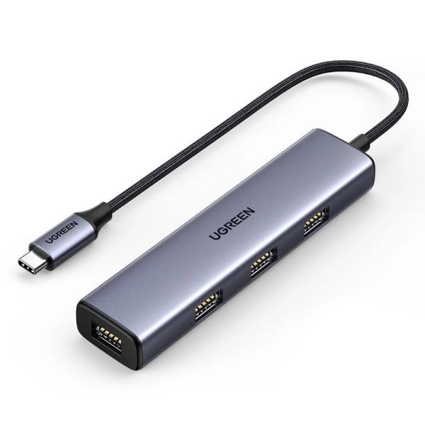 HUB USB TIPO A CM473 20841 UGREEN GRIS
