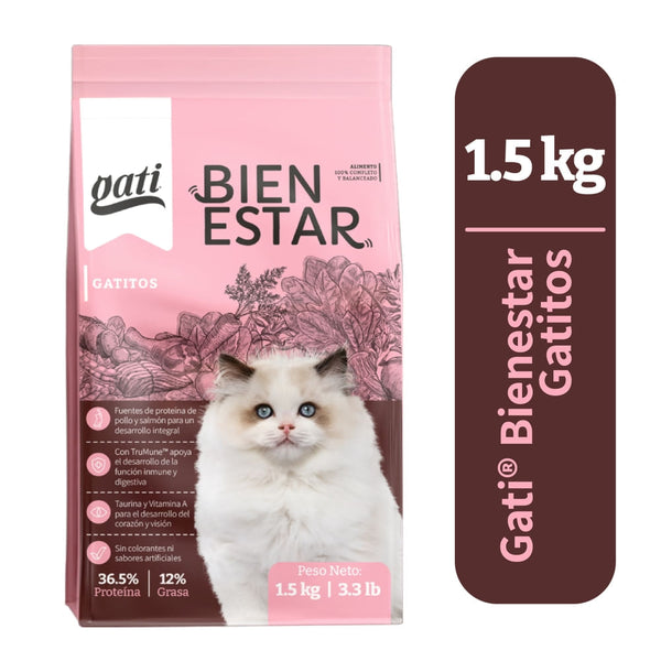 Alimento Gati Bienestar Gatitos -1.5 Kg
