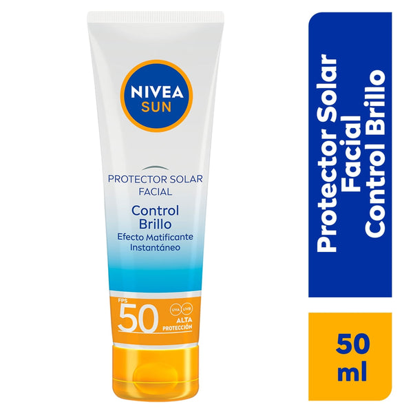 Protector Solar Facial Nivea Oil Control FPS 50 - 50 Ml