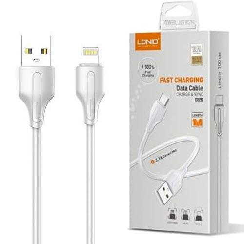 Cable Usb Lightning LS541 Ldnio Blanco