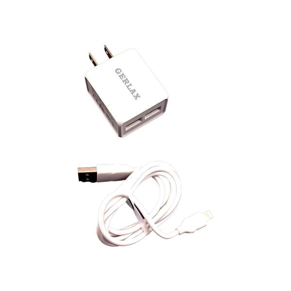 CARGADOR CASA GA-08M GERLAX BLANCO LIGHTNING