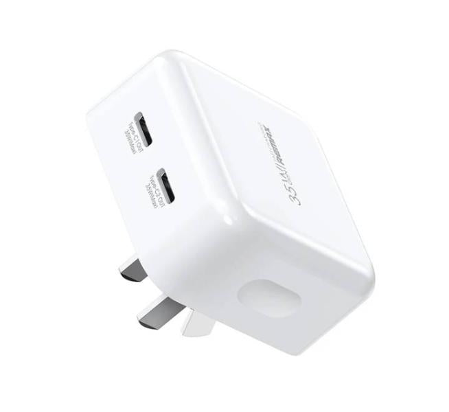 Cargador Cubo Casa RP-U87 Serie Gan Remax Remax Blanco