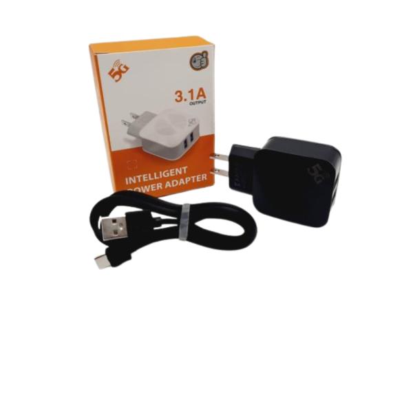 Cargador 3.1A + Cable Tipo C 066C