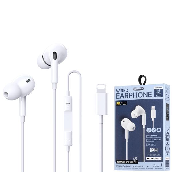 AUDIFONOS MANOS LIBRES RM-575 BLANCO BLANCO