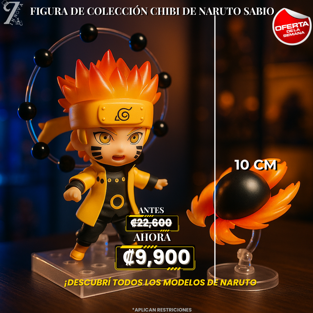 Figura Chibi Naruto Sabio – Colección Anime (10cm)