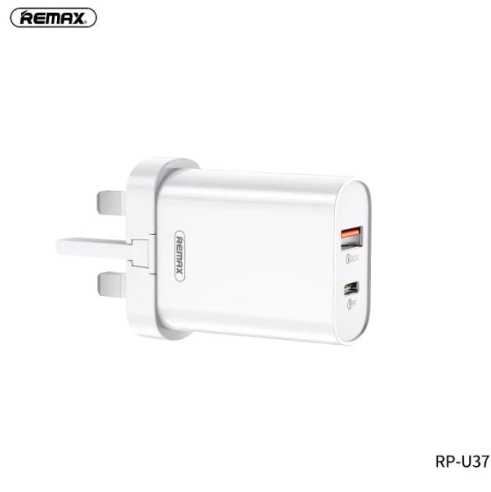Remax Cargador Cubo Casa RP-U37 Serie Jane Remax Blanco