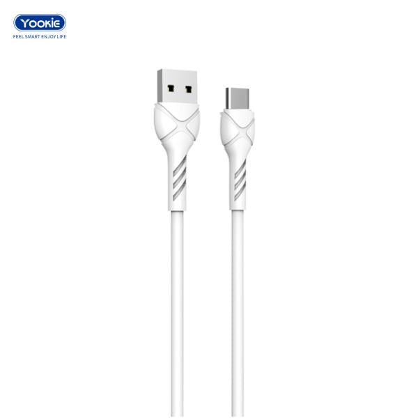 Cable Usb Tipo C EC01 Yookie Blanco