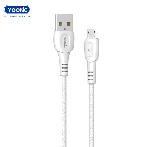 Cable Usb Micro B CB17 Yookie Blanco