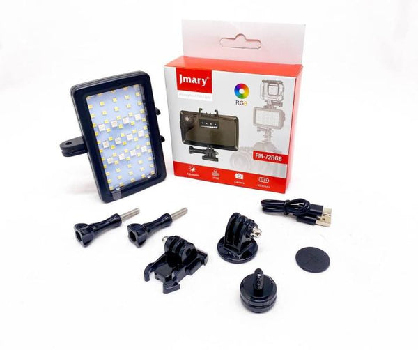 PANEL DE LUZ FM-72RGB JMARY NEGRO