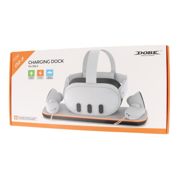 ESTACION CARGA  PARA CONTROLES PLAY STATION 5 VR2 TY- 3827 DOBE BLANCO