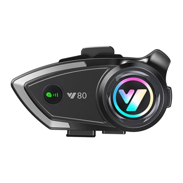 AUDIFONO MANOS LIBRES INTERCOMUNICADOR PARA CASCO Y80 NEGRO NEGRO