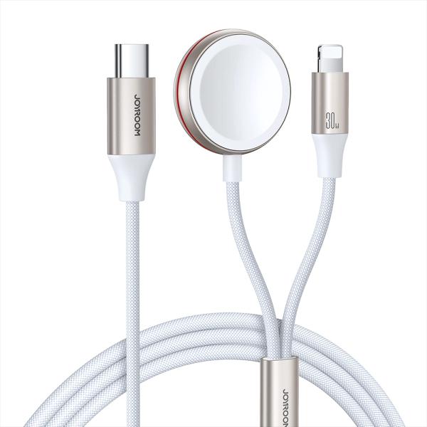 Cargador Reloj Usb Tipo C A Apple S-Iw012 Joyroom Blanco