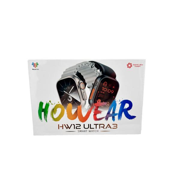 RELOJ INTELIGENTE HW 12 ULTRA 3 NEGRO
