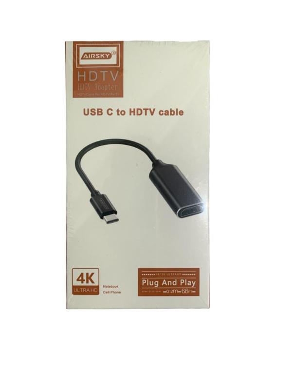 Adaptador Tipo-C A Hdmi 4K Para Celular Hc-03